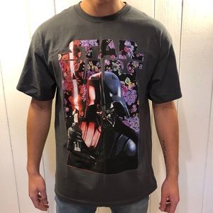 Star Wars Men’s Tee - Floral Styled Darth Vader